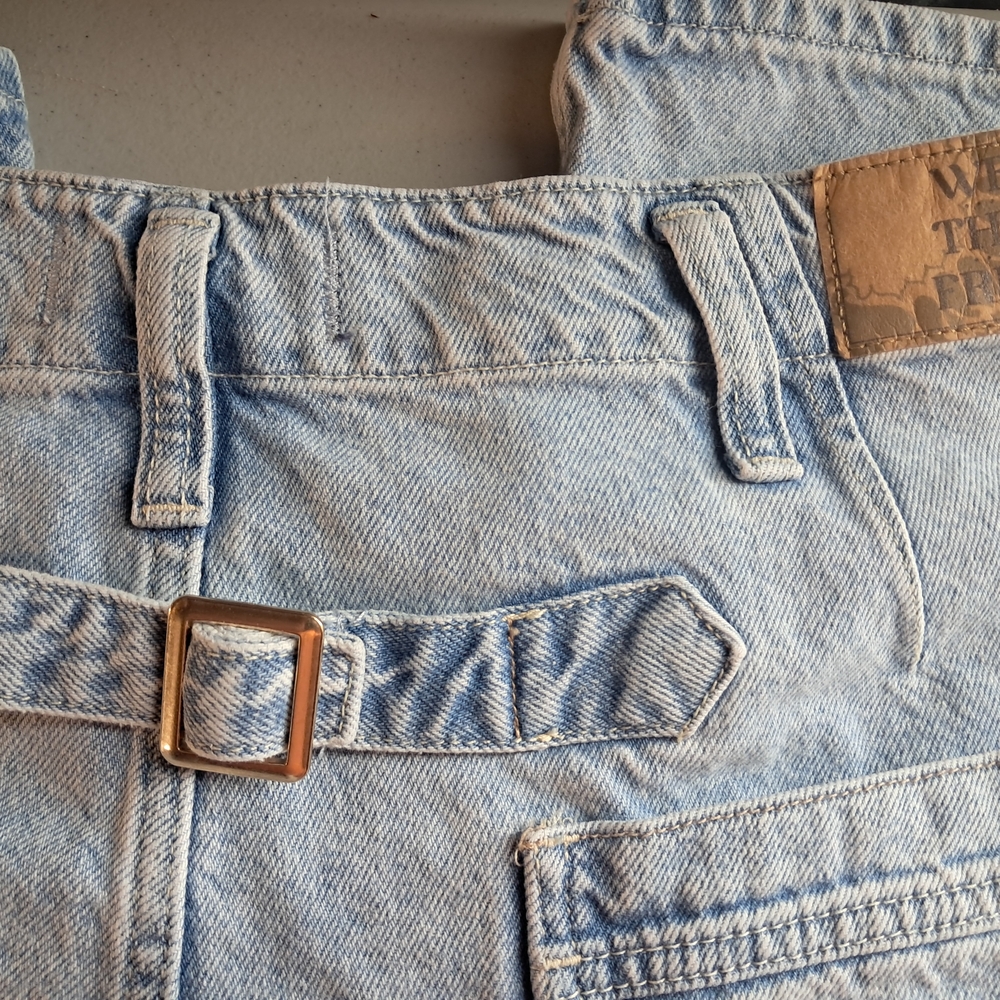 We The Free Blue Flare Wide Leg Jeans Size 29 - Picture 9 of 12